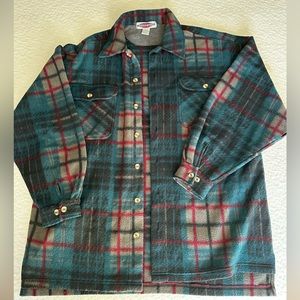 Plaid Fleece Pull-over